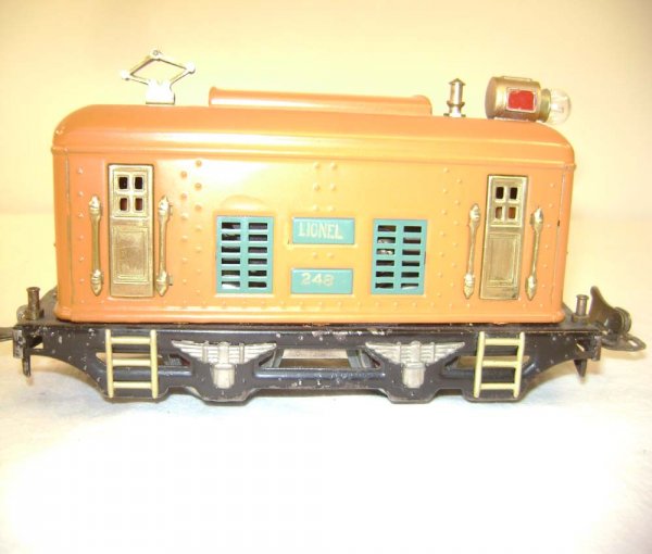ABT: Lionel #248 Orange Electric w/#629/630 Passenge - 4