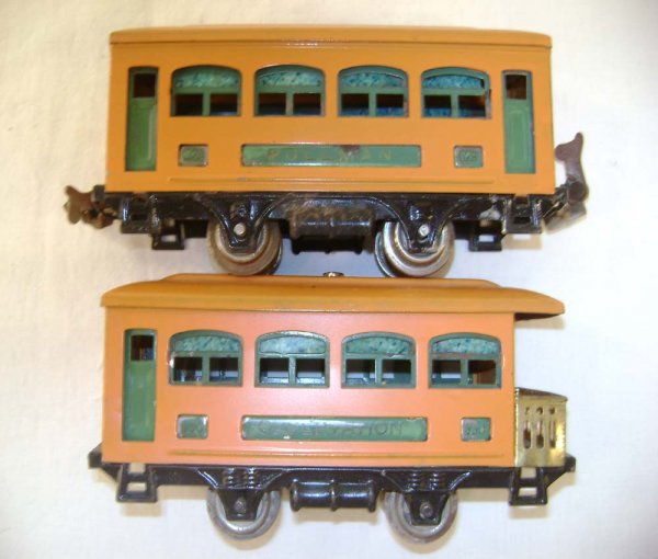 ABT: Lionel #248 Orange Electric w/#629/630 Passenge - 7