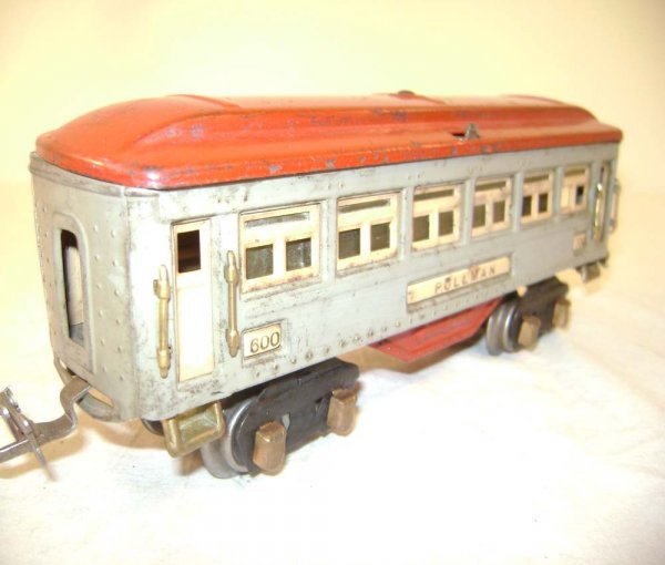 ABT: Lionel #600/#601/#602 Light Gray/Red Passenger