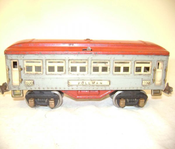 ABT: Lionel #600/#601/#602 Light Gray/Red Passenger - 2