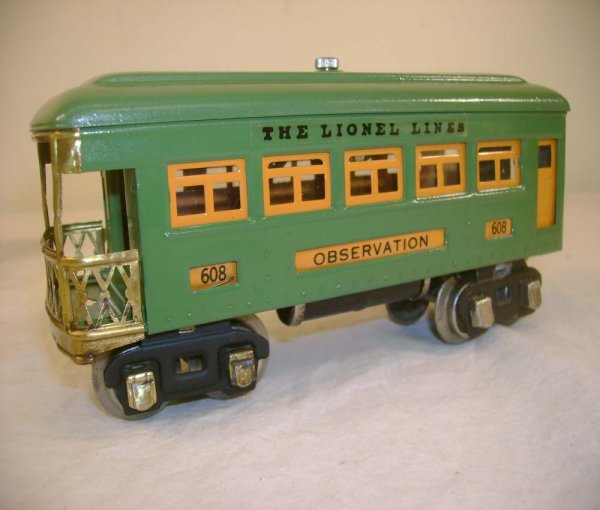 ABT: Lionel #607/#607/#608 Peacock Passenger Cars (R