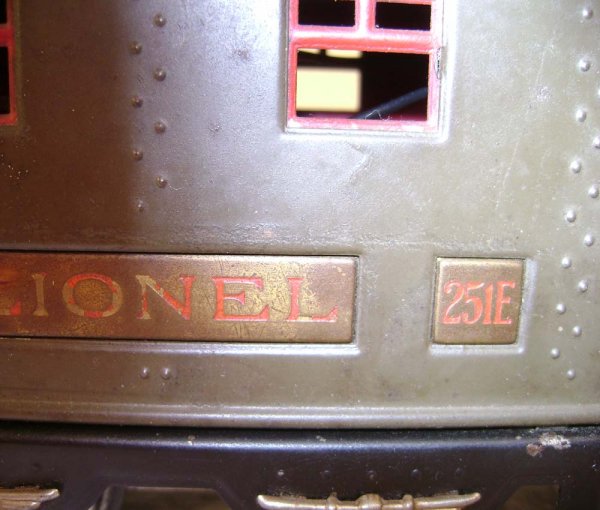 ABT: Lionel #251E Light Gray Electric (R) - 8