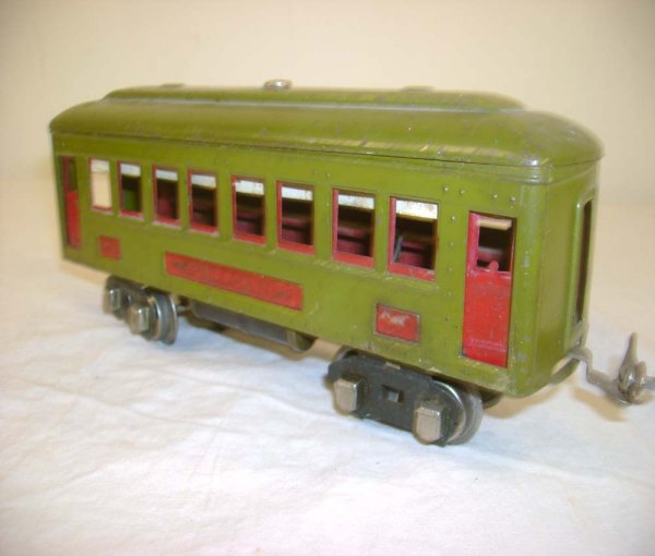 ABT: Lionel #610/610/612 Olive Green Passenger Cars - 6