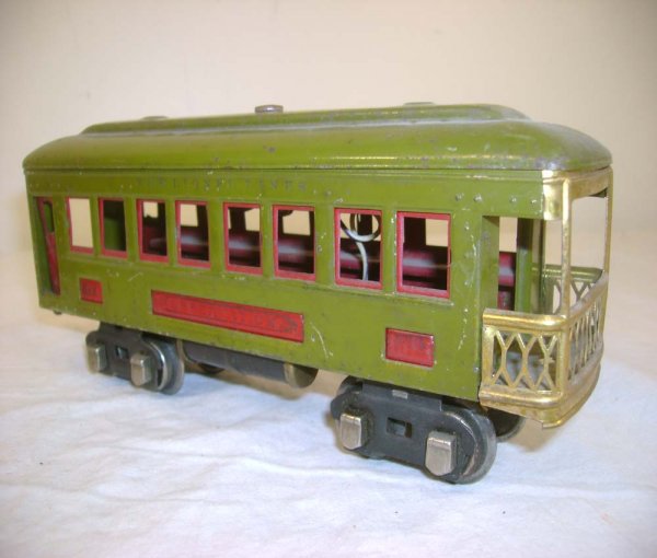 ABT: Lionel #610/610/612 Olive Green Passenger Cars - 7