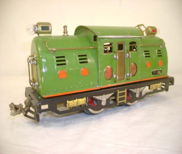 ABT: Lionel #254E Pea Green Electric Engine w/Orang