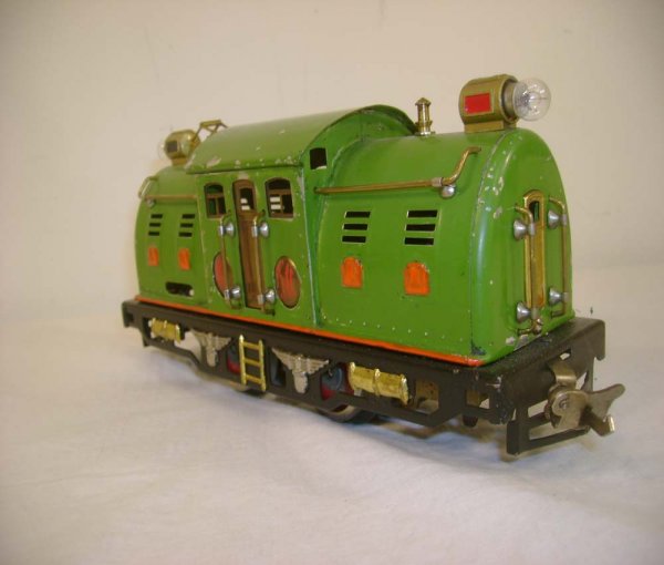 ABT: Lionel #254E Pea Green Electric Engine w/Orang - 4