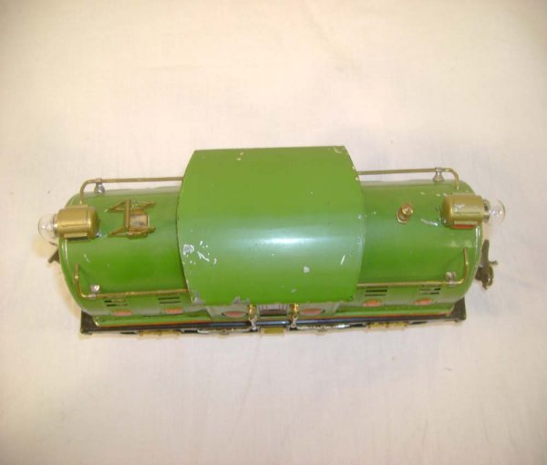 ABT: Lionel #254E Pea Green Electric Engine w/Orang - 7
