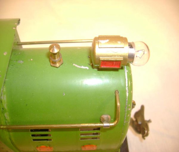 ABT: Lionel #254E Pea Green Electric Engine w/Orang - 9