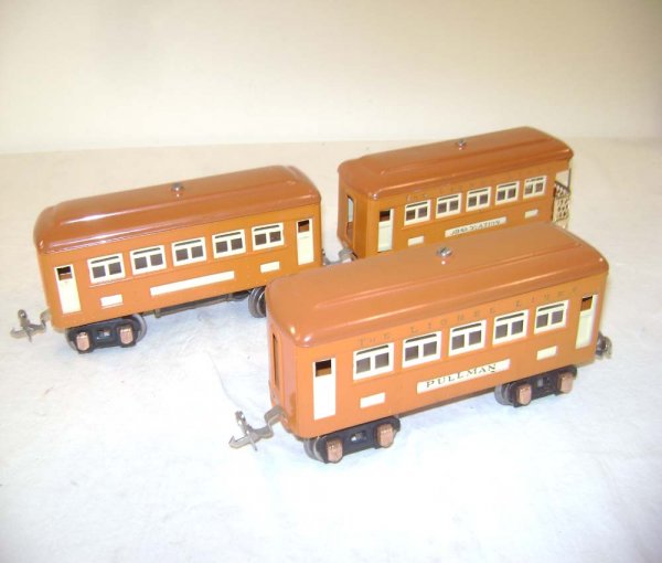 ABT: Lionel #603/603/604 Orange Passenger Cars (R)