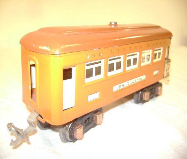 ABT: Lionel #603/603/604 Orange Passenger Cars (R) - 2