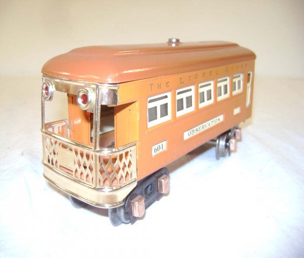 ABT: Lionel #603/603/604 Orange Passenger Cars (R) - 5