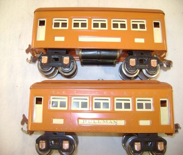 ABT: Lionel #603/603/604 Orange Passenger Cars (R) - 8