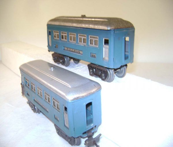ABT: Lionel #609/609/611 Blue/Silver Passenger Cars - 10