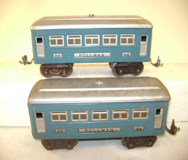 ABT: Lionel #609/609/611 Blue/Silver Passenger Cars - 3