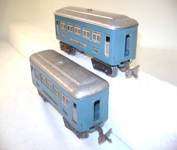 ABT: Lionel #609/609/611 Blue/Silver Passenger Cars - 4