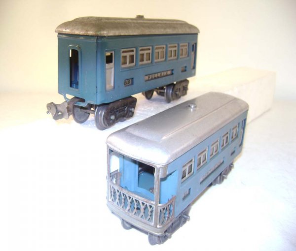 ABT: Lionel #609/609/611 Blue/Silver Passenger Cars - 8