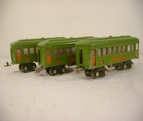 ABT: Lionel #610/610/612 Pea Green/Orange Passenger