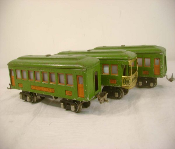 ABT: Lionel #610/610/612 Pea Green/Orange Passenger - 2