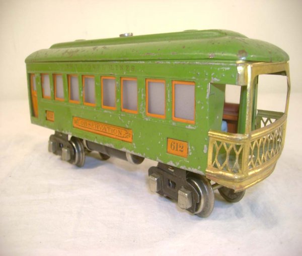 ABT: Lionel #610/610/612 Pea Green/Orange Passenger - 6