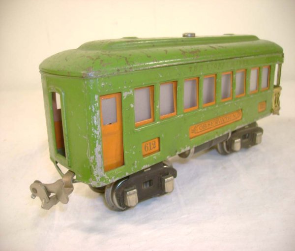 ABT: Lionel #610/610/612 Pea Green/Orange Passenger - 7