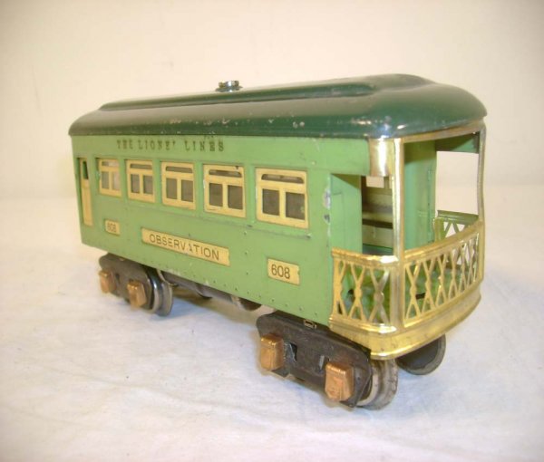 ABT: Lionel #607/607/608 Two-Tone Green Passenger C - 4
