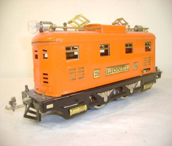 ABT: Lionel #251 Orange Electric w/#605/605/606 Ora - 4