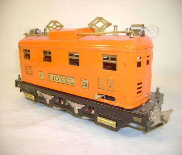 ABT: Lionel #251 Orange Electric w/#605/605/606 Ora - 5