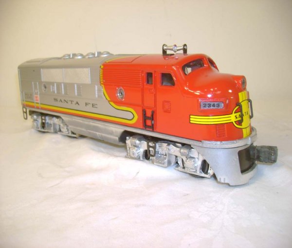 ABT: Restored Lionel Santa Fe #2343P F-3 Power Uni - 2