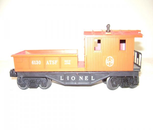 ABT: Lionel #6130 Red Santa Fe Work Caboose/Pix OB - 7