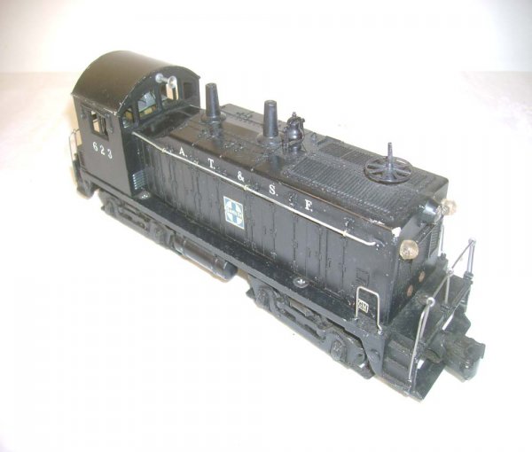 ABT: Lionel #623 Black Santa Fe Diesel Switcher
