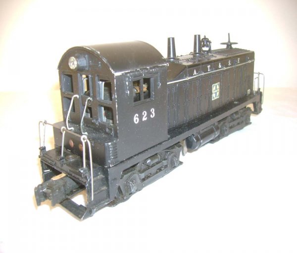 ABT: Lionel #623 Black Santa Fe Diesel Switcher - 8