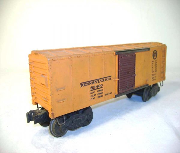 ABT: Lionel #2454 Pennsylvania Brown Doors Box Car - 2
