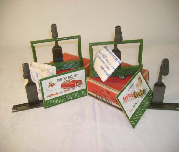 ABT: Four Lionel #410 Billboard Blinkers/two OBs+