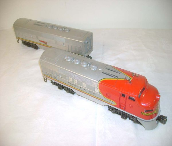 ABT: Lionel #2243 Santa Fe F-3 AB Diesels