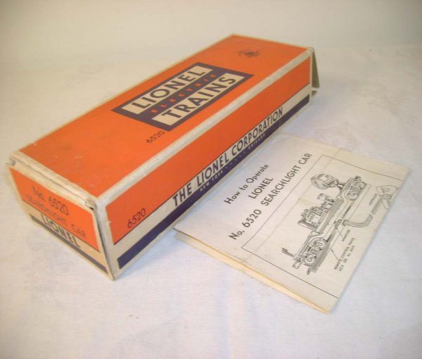 ABT: Lionel #6520 Maroon Generator Searchlight Car - 10