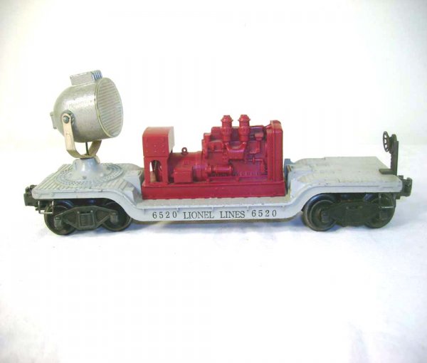 ABT: Lionel #6520 Maroon Generator Searchlight Car - 3