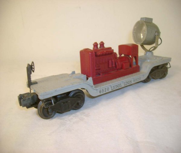 ABT: Lionel #6520 Maroon Generator Searchlight Car - 5