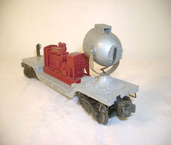 ABT: Lionel #6520 Maroon Generator Searchlight Car - 7