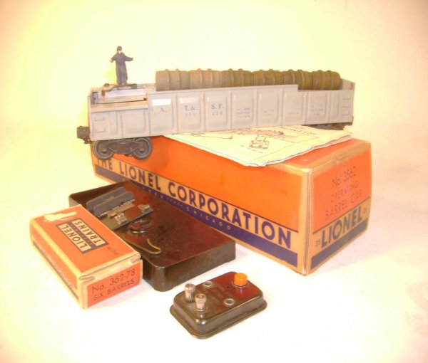 ABT: Lionel #3562-25 Gray-Painted Barrel Car/OB