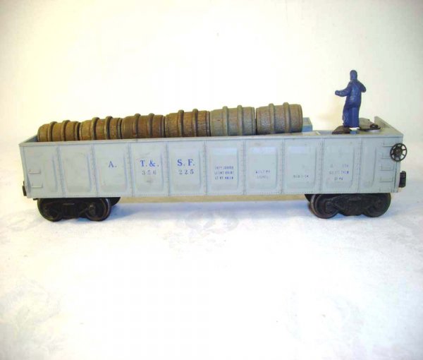 ABT: Lionel #3562-25 Gray-Painted Barrel Car/OB - 6