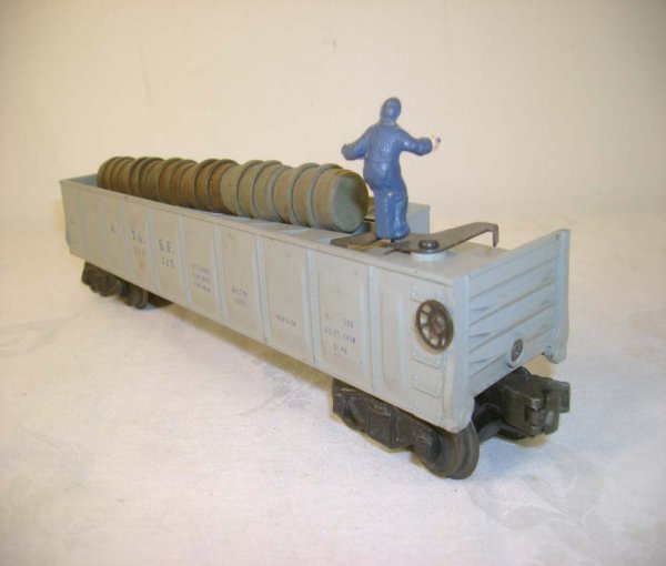 ABT: Lionel #3562-25 Gray-Painted Barrel Car/OB - 7