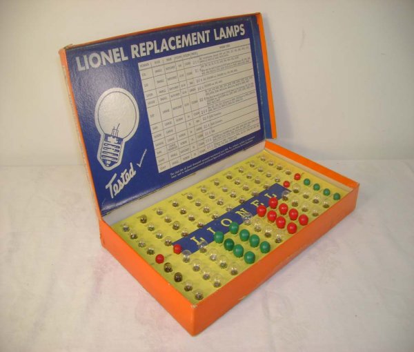 ABT: Mintish Lionel #123 Lamp Assortment Set/OB