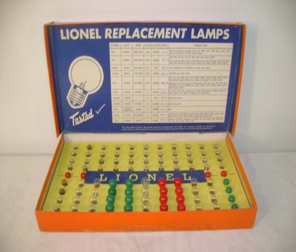 ABT: Mintish Lionel #123 Lamp Assortment Set/OB - 2
