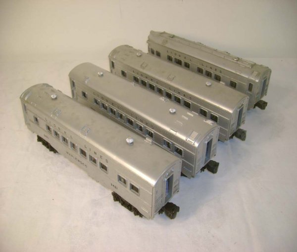 ABT: Lionel #2421/2422/2423/2429 Silver/Silver Pas