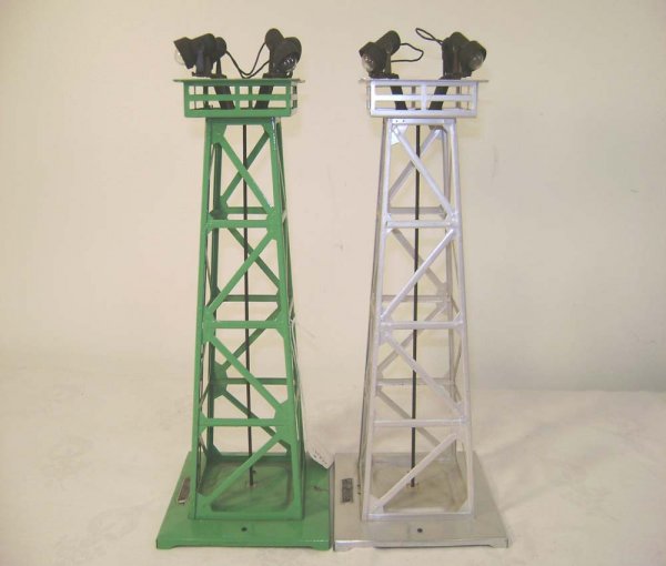ABT: Lionel #395 Floodlight Towers: Green & Alumin - 3