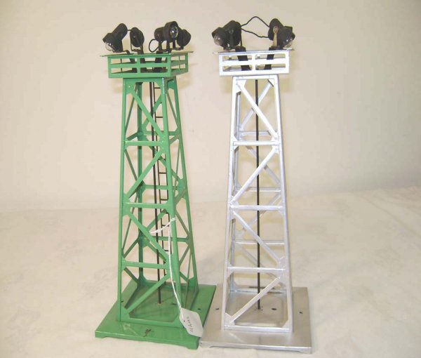 ABT: Lionel #395 Floodlight Towers: Green & Alumin - 4