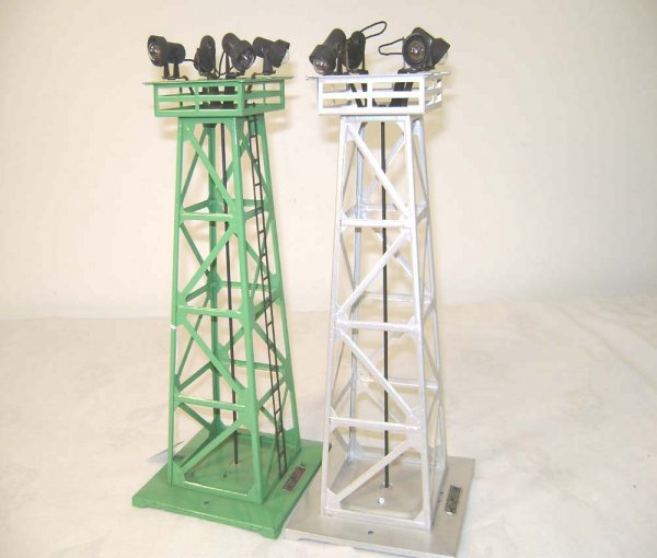 ABT: Lionel #395 Floodlight Towers: Green & Alumin - 5