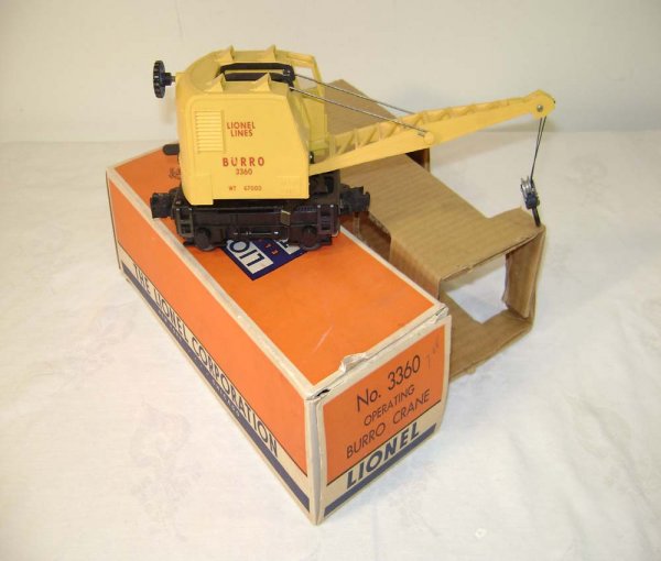 ABT: Lionel #3360 Operating Motorized Burro Crane/