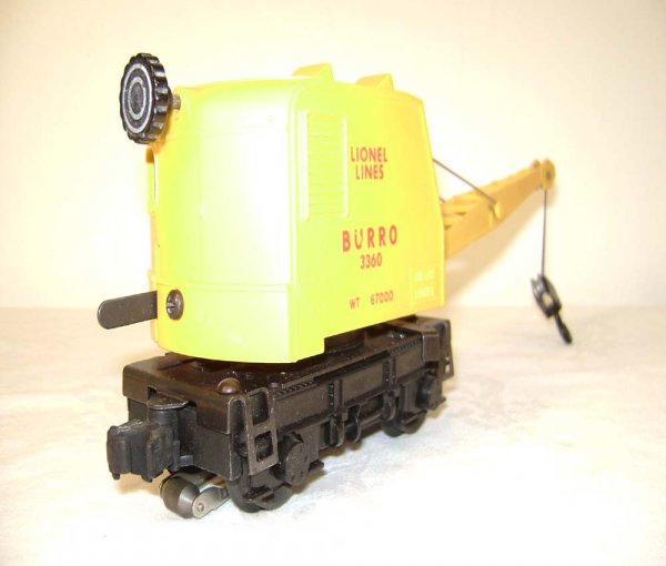 ABT: Lionel #3360 Operating Motorized Burro Crane/ - 4
