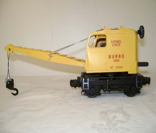 ABT: Lionel #3360 Operating Motorized Burro Crane/ - 6